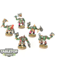 Orks - 5 Nobz - bemalt