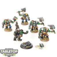 Orks - 5 Nobz - bemalt