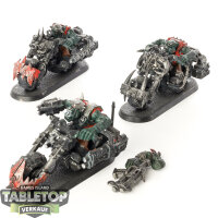 Orks - 3 Warbiker Mob - bemalt