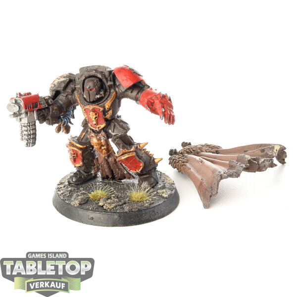 Chaos Space Marines - Lord in Terminator Armor Eigenbau - bemalt