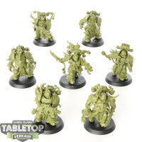 Death Guard - 7 Plague Marines - unbemalt