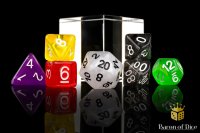 Baron of Dice - Cyber Combat RPG Dice Set (7 Pieces)