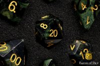 Baron of Dice - Natural Warp Stone RPG Dice Set (7 Pieces)