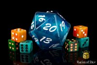 Baron of Dice - Big Ass D20 Lifecounter - Blue Island