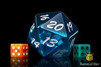 Baron of Dice - Big Ass D20 Lifecounter - Blue Island