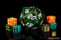 Baron of Dice - Big Ass D20 Lifecounter - Green Nature