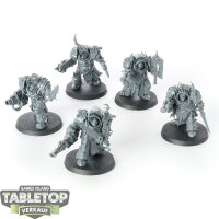 Death Guard - 5 Blightlord Terminators - unbemalt