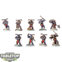 Chaos Space Marines - 9x Chaos Space Marines - bemalt