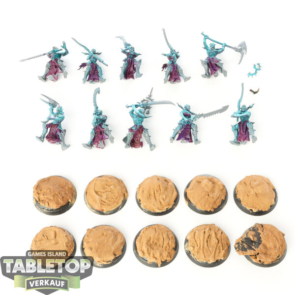 Idoneth Deepkin - 10x Namarti Thralls - teilweise bemalt
