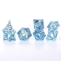 Baron of Dice - Elven Forged Trinket Metal RPG Dice Set...