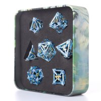 Baron of Dice - Elven Forged Trinket Metal RPG Dice Set...