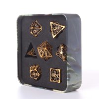 Baron of Dice - Sunken Treasure Octopus Metal RPG Dice...