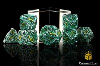 Baron of Dice - Undead Legion Metal RPG Dice Set (7 Pieces)