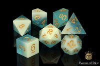 Baron of Dice - Blue Water Sharp Edge RPG Dice Set (7...