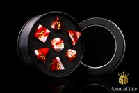 Baron of Dice - Carnage Sharp Edge RPG Dice Set (7 Pieces)