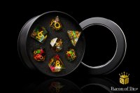 Baron of Dice - Royal Roses Sharp Edge RPG Dice Set (7...