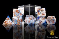 Baron of Dice - Arctic Breaker Sharp Edge RPG Dice Set (7...