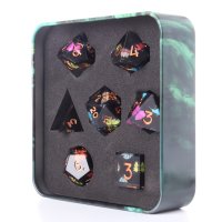 Baron of Dice - Black Butterfly Sharp Edge RPG Dice Set...