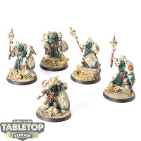 Dark Angels - 5 x Deathwing Knights klassisch - bemalt