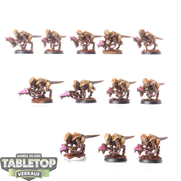 Tyraniden - 12 x Termagants klassisch - teilweise bemalt