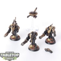 Tau Empire - 3 x Stealth Battlesuits - bemalt