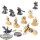 Tau Empire - 10 x Pathfinder Team - teilweise bemalt