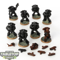Space Marines - 10x Tactical Squad - teilweise bemalt