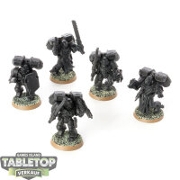 Space Marines - 5x Vanguard Veteran Squad - grundiert
