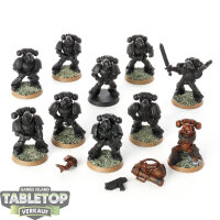 Space Marines - 10x Tactical Squad - teilweise bemalt