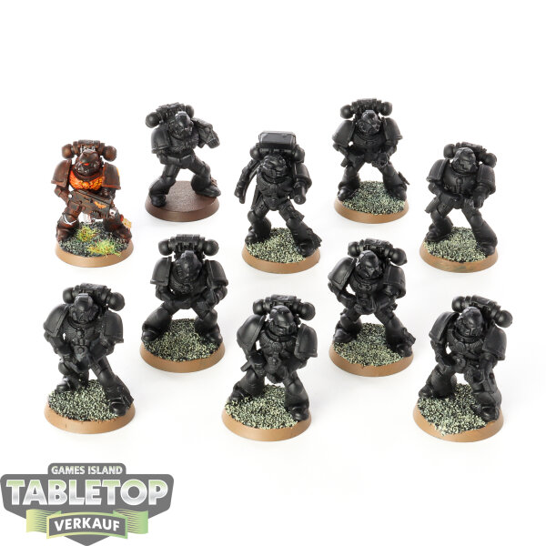 Space Marines - 10x Tactical Squad - teilweise bemalt