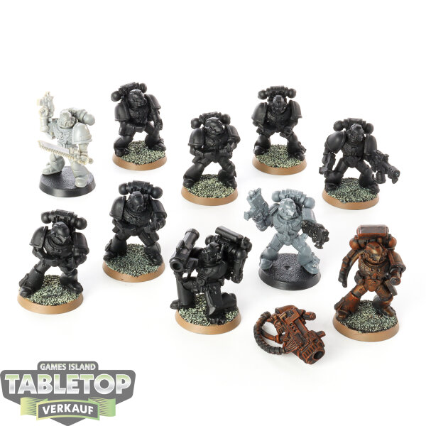 Space Marines - 10x Tactical Squad - teilweise bemalt