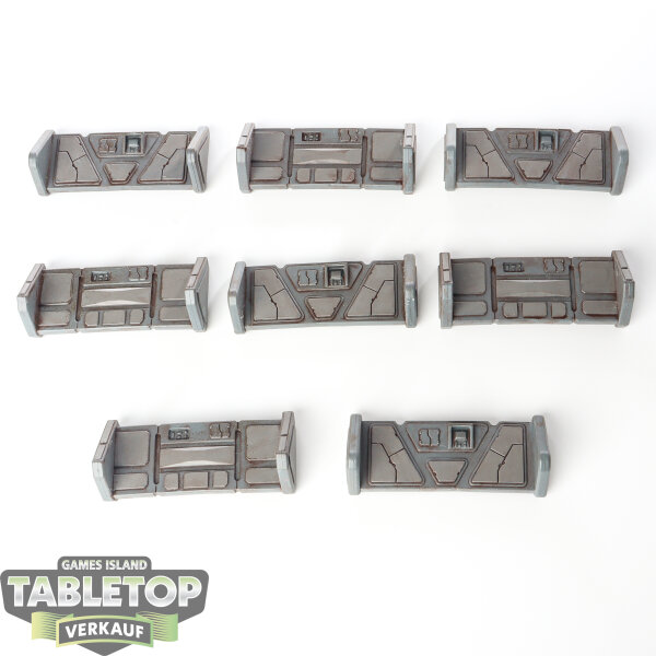 Star Wars: Legion - 8x Barricades Pack - bemalt