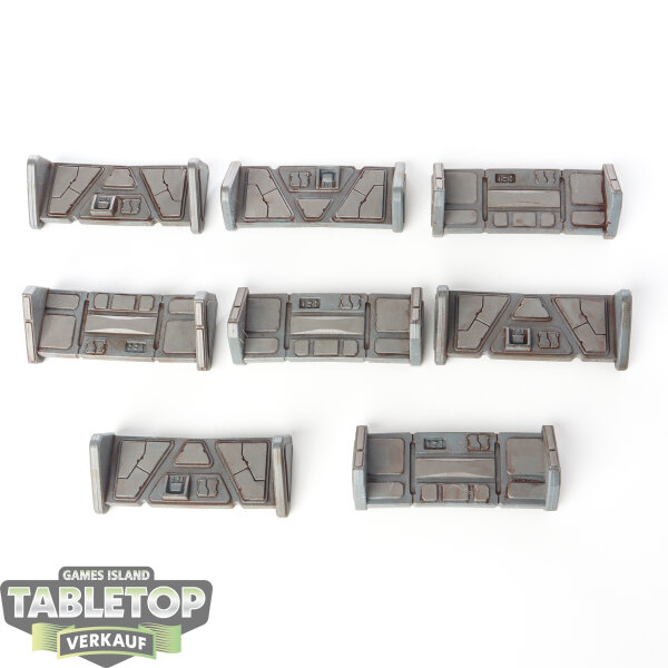 Star Wars: Legion - 8x Barricades Pack - bemalt