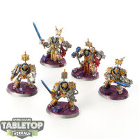 Grey Knights - 5 x Grey Knights Terminator Squad - bemalt