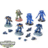 Space Marines - 6 x Intercessors - teilweise bemalt