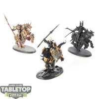 Slaves to Darkness - 3 x Varanguard - teilweise bemalt