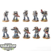 Space Marines - 10 Intercessors - bemalt