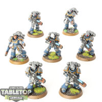 Space Marines - 7 Primaris Hellblasters - bemalt