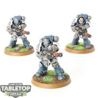 Space Marines - 3 Primaris Eradicators - bemalt