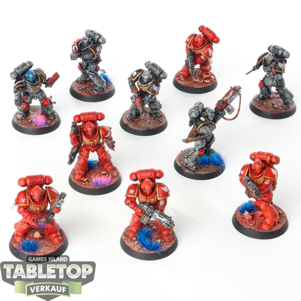Blood Angels - 10x Intercessors - bemalt