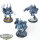Tau Empire - 3x XV8 Crisis Battlesuit Team Klassisch - teilweise bemalt