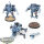 Tau Empire - 3x XV8 Crisis Battlesuit Team Klassisch - teilweise bemalt