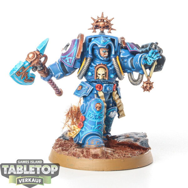 Space Marines - Librarian in Terminator Armour - gut bemalt