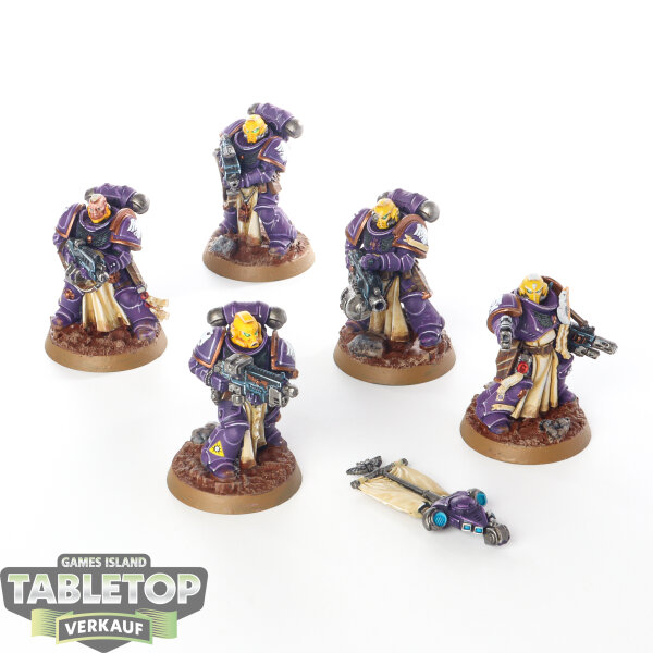 Space Marines - 5 x Sternguard Veteran Squad - gut bemalt