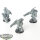 Tau Empire - 3 x Stealth Battlesuits - unbemalt
