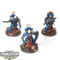 Ultramarines - 3 x Bladeguard Veterans - bemalt