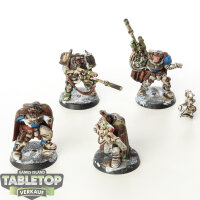 Space Marines - 4 Scouts klassisch - bemalt