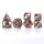 Baron of Dice - Bronze Kraken Hollow Metal RPG Dice Set (7 Pieces)