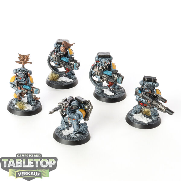 Space Wolves - 5 x Devastator Squad - bemalt