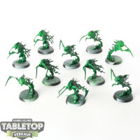 Nighthaunt - 10 x Dreadscythe Harridans - teilweise bemalt